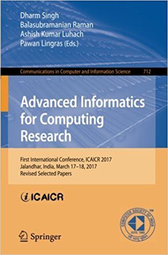 Advanced Informatics for Computing Research