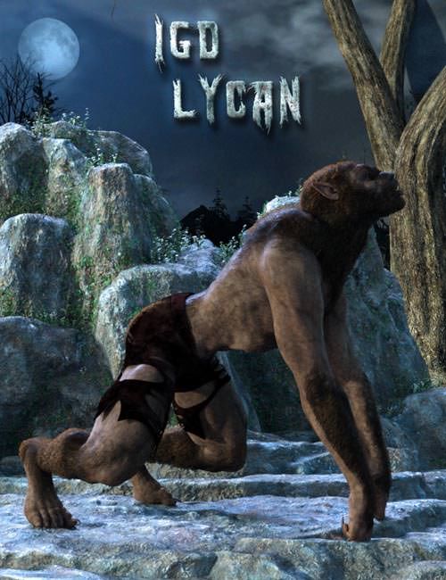 3D Model – IGD Lycan Poses For Werwulf