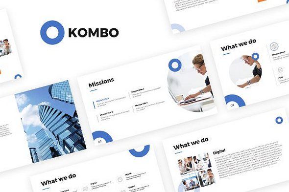 CreativeMarket – Kombo Powerpoint Template 2000539