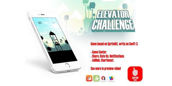 Codester – Elevator Challenge v1.0 – iOS Xcode Game Source Code