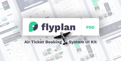 ThemeForest – FlyPlan – Air Ticket Booking System PSD Kit