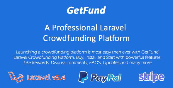 GetFund v1.4 – A Professional Laravel Crowdfunding Platform