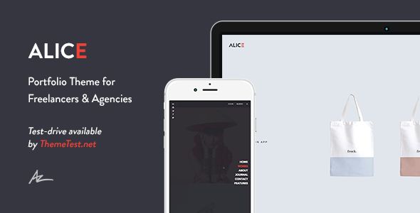 Alice v2.0.4.1 – Agency & Freelance Portfolio Theme