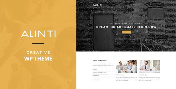 Alinti v1.1 – Minimal Creative WordPress Portfolio