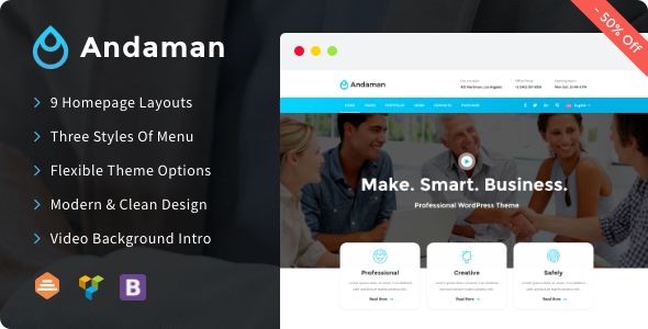 Andaman v1.0.9 – Creative & Business WordPress Theme