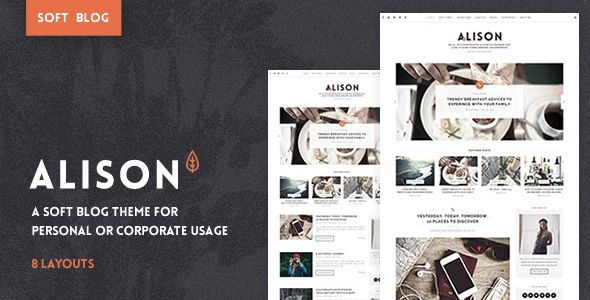 Anne Alison v1.2.0 – Soft Personal Blog Theme