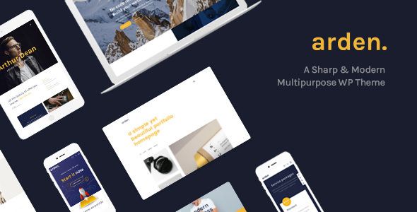 Arden v1.9.7 – A Sharp & Modern Multipurpose Theme