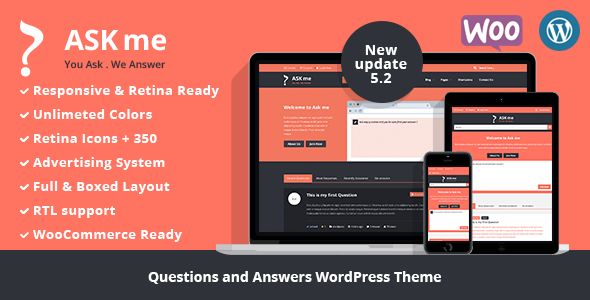 Ask Me v5.2 – Responsive Questions & Answers WordPress