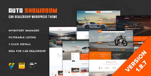 Auto Showroom v1.8.7 – Car Dealership WordPress Theme