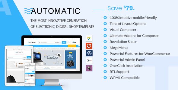 Automatic v2.0 – WooCommerce Theme For Electronic