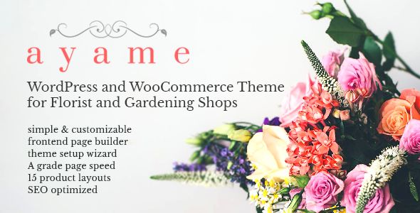 Ayame v1.0.1 – WooCommerce Theme for Florist & Gardening Shops