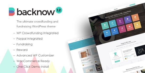 Backnow v1.2 – Crowdfunding And Fundraising Theme