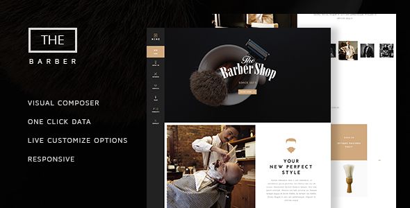The Barber Shop v1.6.6 – One Page Theme For Hair Salon