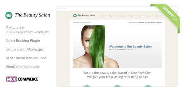 The Beauty Salon v3.1 – Premium WordPress Theme