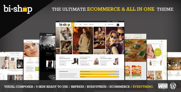 Bi-Shop v1.7.4 – All In One Ecommerce & Corporate Theme