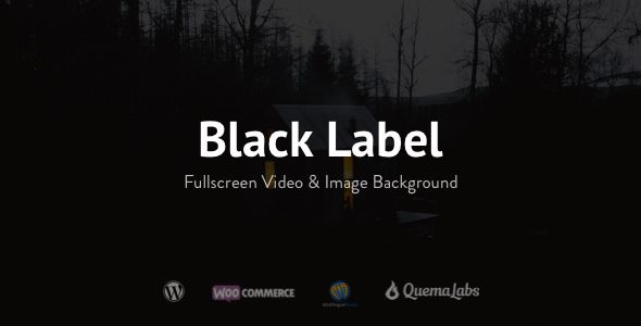 Black Label v4.0.6 – Fullscreen Video & Image Background