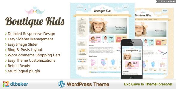 Boutique Kids Creative v1.23.11 – WordPress WooCommerce