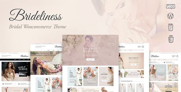 Brideliness v1.0.13 – Wedding Shop WordPress WooCommerce