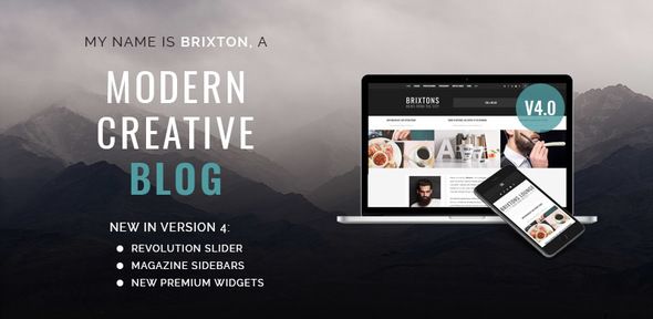 Brixton v5.0 – WordPress Blog Theme