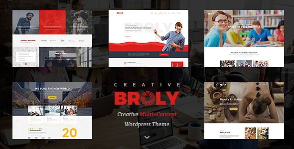 Broly v1.0.3 – Creative Multi-Concept WordPress Theme