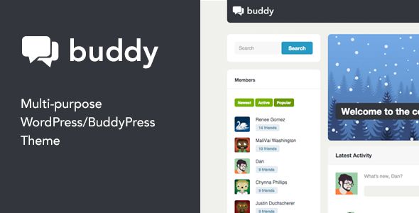 Buddy v2.15.1 – Multi-Purpose WordPress/BuddyPress Theme