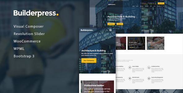BuilderPress v1.0.4 – Building Construction Theme