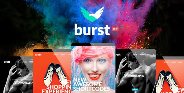 Burst v2.1 – A Bold And Vibrant WordPress Theme