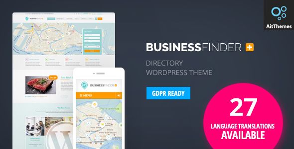Business Finder v2.48 – Directory Listing WordPress Theme