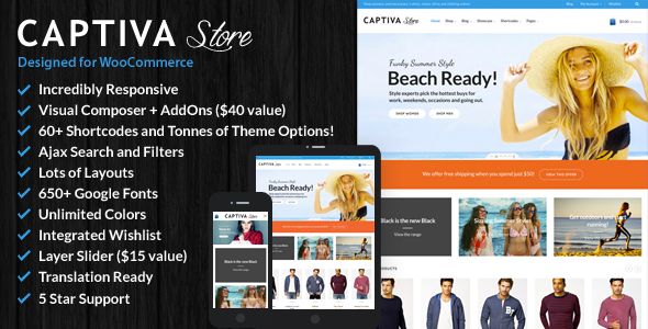 Captiva v2.0.0 – Responsive WordPress WooCommerce Theme