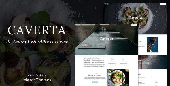 Caverta v1.1.0 – Fine Dining Restaurant WordPress Theme