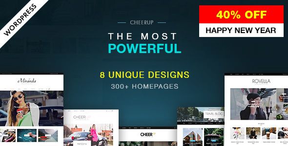 CheerUp v4.0.3 – Blog / Magazine – WordPress Blog Theme