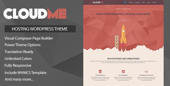 Cloudme Host v1.1 – WordPress Hosting Theme + WHMCS