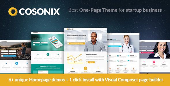 Cosonix v4.0.1 – One-Page Theme For eBook, App And Agency