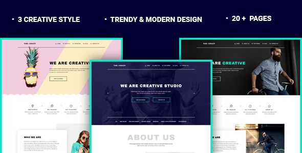 The Crazy v1.1.1 – Creative Agency WP Template