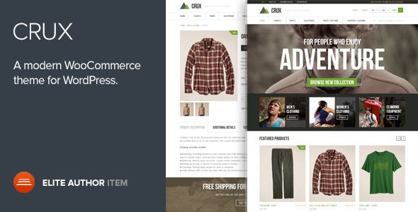 Crux v1.9.4 – Modern And lightweight WooCommerce Theme