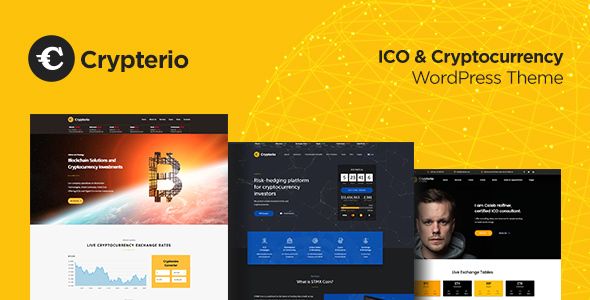 Crypterio v1.4 – Bitcoin, ICO And Cryptocurrency Theme