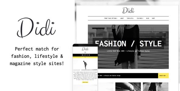 Didi v1.0.6 – Fashion Blog WordPress Theme