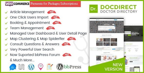 Directory DocDirect v7.2 – Theme for Doctors and Healthcare
