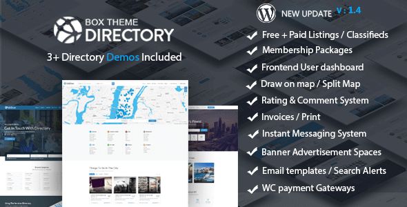 Directory v1.4 - Multi-Purpose WordPress Theme