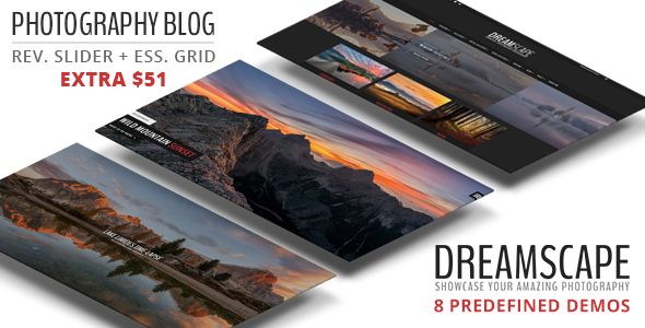 Dreamscape v1.2 – A Responsive Photography Blog Theme