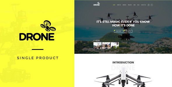 Drone v1.10 – Single Product WordPress Theme