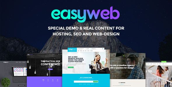 EasyWeb v2.2.7 – WP Theme For Hosting, SEO and Web-design