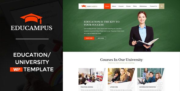 Educampus v3.1 – Education & University WordPress Theme