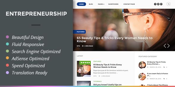 MyThemeShop – Entrepreneurship v1.0.13 – Premium Magazine WordPress Theme