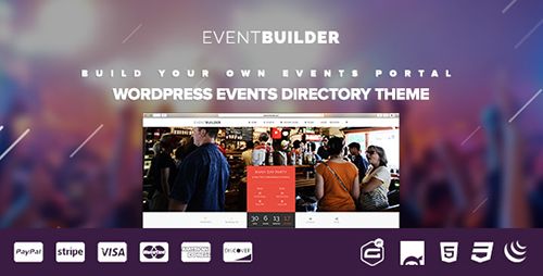 ThemeForest – EventBuilder v1.0.12 – WordPress Events Directory Theme