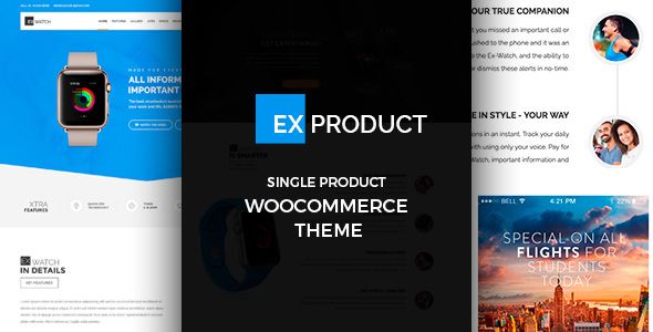 ExProduct v1.3.3 – Single Product Theme