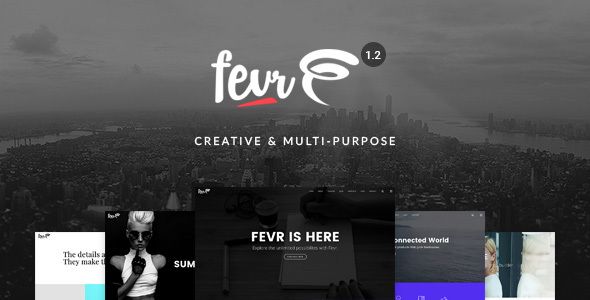 Fevr v1.2.8 – Creative MultiPurpose Theme