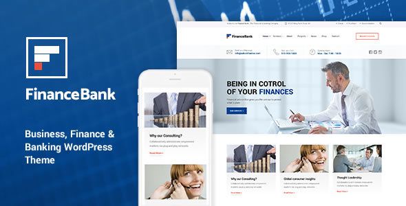 FinanceBank v1.6 – Business, Finance & Banking Theme