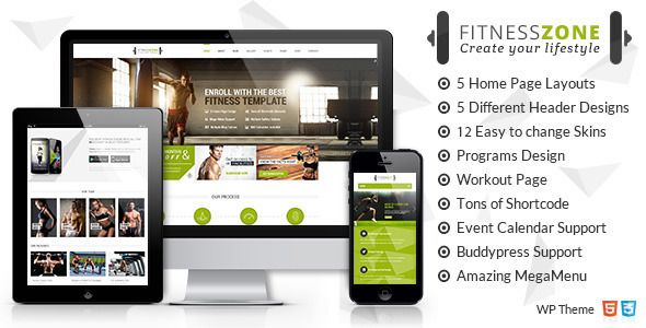 Fitness Zone v3.3 – Sports, Health, Gym & Fitness Theme