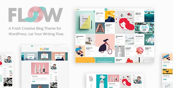 Flow v1.3.7 – A Fresh Creative Blog Theme